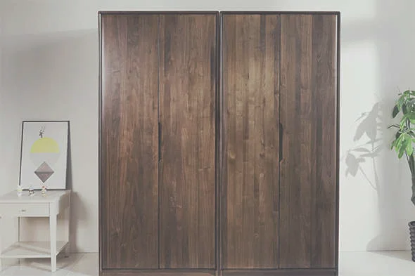 北美黑胡桃木衣柜是人类高质量实木