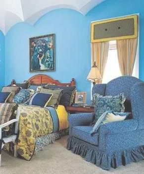 三居室装修效果图 宁静安祥的蓝色