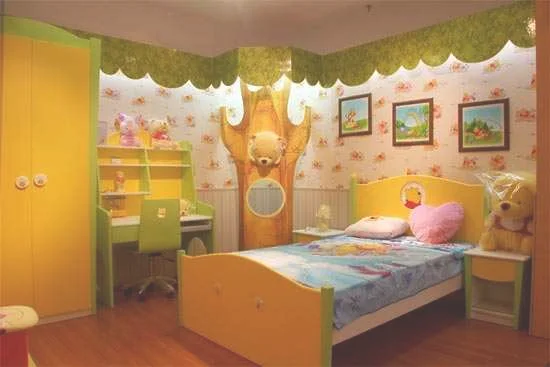 儿童房的装修设计 颜色搭配是闪光