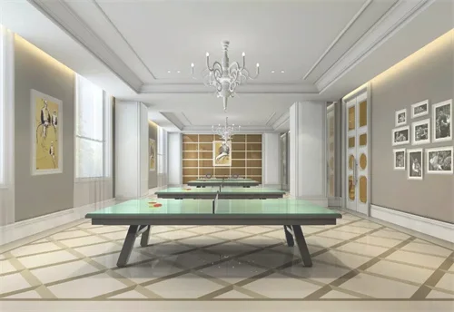 乒乓球室地板用什么材料