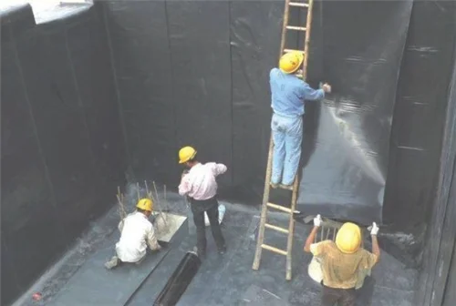 地下室底板防水卷材施工工艺流程有