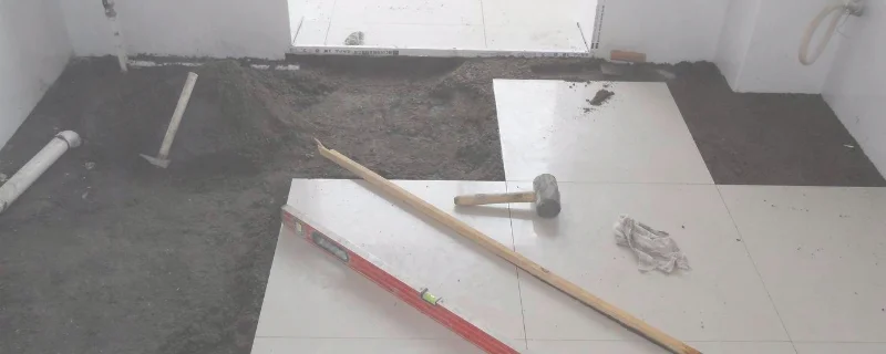 纯水泥能不能直接贴瓷砖