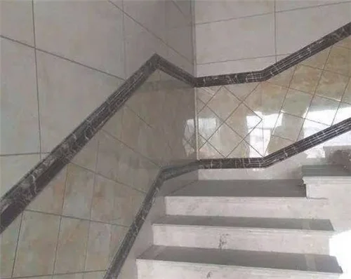 楼梯墙砖对缝斜形贴法是怎么样的