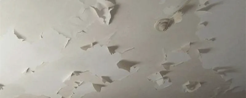 天花板掉皮该如何处理
