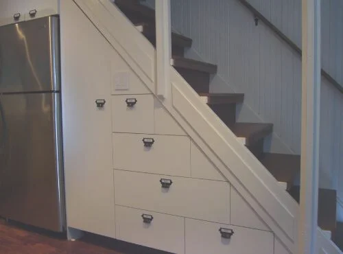 楼梯下斜角柜做法有哪些
