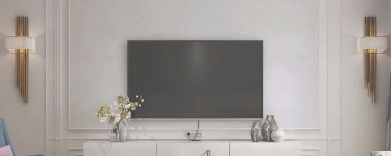 纯大白墙电视墙如何装饰