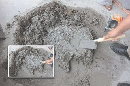 水泥不加沙子可以凝固吗