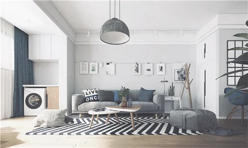 灰色背景墙搭配什么颜色的沙发