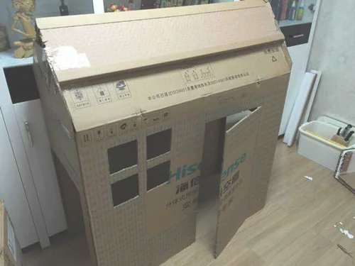 用纸箱做房子的步骤是什么