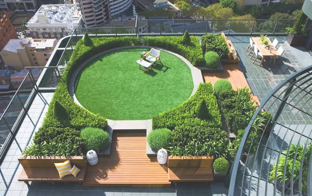 如何自制简单的楼顶花园
