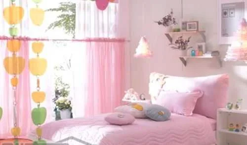 粉色卧室配什么窗帘